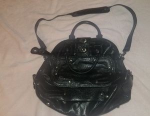 Black leather Hype bag